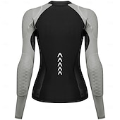 Χαμηλού Κόστους Γυναικεία σετ ρούχων-Γυναικεία Μπουφάν ποδηλασίας Φανέλα ποδηλασίας Ντάουνιλ Τζέρσεϋ Μακρυμάνικο Ποδηλασία Βουνού Ποδηλασία Δρόμου Καλοκαίρι Άνοιξη Μαύρο / Πορτοκαλί Υακινθί+Γκρίζο Συμπαγές Χρώμα Ποδήλατο