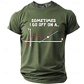 cheap Sarcasm Humor T-shirts-Funny Math T Shirt Sometimes I Go Off On A Tangent Pun Science Geek Nerd Teacher Student Black Graphic Tee Clothing Apparel S M L XL XXL XXXL