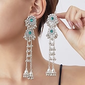 Недорогие Свадьба ACC-Жен. Серьги-слезки Черный Белый Цвет шампанского Сплав Богемия Винтаж