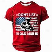  Homens Música Gíria engraçada Camiseta Manga Curta Camiseta Impressão 3D Gola Redonda Camisa Moda Diário Diário Rua Azul Vermelho Verão Primavera Roupa S M L XL XXL XXXL