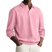 billige Basic gensere-Herre Genser Genser med hette for genser Hettegenser med knapp Svart Hvit Rosa Burgunder Mørkegrønn Knaphul عادي Sport &amp; Utendørs Avslappet Daglig Bomull Polyester Gatemote Kul Sportsklær Vår &amp; Vinter