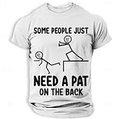  Ανδρικά Αστεία αργκό Μπλουζάκι Κοντομάνικο Κοντομάνικη μπλούζα 3D εκτύπωση Στρογγυλή Ψηλή Λαιμόκοψη Πουκάμισο Μοντέρνα Καθημερινά Καθημερινά Δρόμος Θαλασσί Μαύρο Λευκό Καλοκαίρι Άνοιξη Ρούχα Τ M L XL