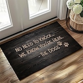 olcso Ajtófajta-Vicces kutyákat kedvelő lábtörlő vizuális csapda padlómatrica csúszásmentes fa stílusú design bejárati ajtóhoz fürdőszobához konyhához beltérre kültérre diatómeás föld gyorsan száradó nedvszívó 20 x