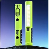 お買い得  懐中電灯-調整可能な COB LED スティック作業灯、ガレージ、自動車修理、緊急時、またはワークショップでの使用に適した複数の取り付けオプションを備えたコンパクトなハンドヘルドユーティリティライト