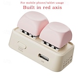 halpa Matkapuhelinkameran lisätarvikkeet-uusi näppäimistö, kaksinäppäininen e-kirjan sivunkääntäjä, sopii tableteille ja matkapuhelimille, bluetooth-kaukosäädin, sopii lyhyille videoille Androidilla/iOS:lla