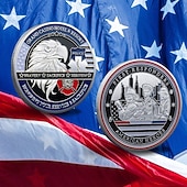 olcso Az Egyesült Államok 250. évfordulója-Amerikai Hadsereg Emlékérme – 250. Évforduló Kihívó Érme Amerikai Sas Katonai Gyűjtő Kétoldalas Fém Emlék a Veteránoknak Hazafias Ajándék Félévforduló