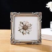 abordables Sculptures-Cadre photo décoratif à motif tridimensionnel de style européen (1 pièce), idéal pour la décoration de photos dans une chambre ou un bureau, accessoire de photographie et décoration murale.