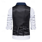  Classico Anni 1920 Retrò Vintage Gilet Il grande Gatsby Costume Per uomo Carnevale Mascherata Balli di fine anno Feste Matrimonio Adulti Gilet Primavera Autunno
