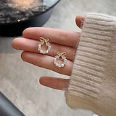 billiga Örhängen-1 par Örhänge For Dam Dagligen Gata Legering Monogram