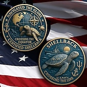 billige U.S. 250-årsjubileum-Minnemynt for utfordringsmynt fra den amerikanske marinen, hyllestmynt til innvielsen av den amerikanske marinen, samlermynt for maritim tradisjon som krysser grensen, suvenir fra marinearv