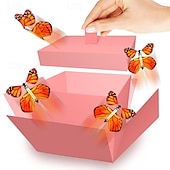 cheap Gifts-Butterfly Explosion Gift Box, Flying Butterfly Surprise Box for Birthday, Wedding, Anniversaries, Christmas