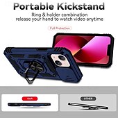 ieftine Carcase iPhone-telefon Maska Pentru iPhone 17 Pro Max 17 Air 16 15 14 Pro Max Plus 16e Capac Spate rezista Detașabil Anti Șoc armură PC MetalPistol