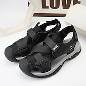 cheap Outdoor Sandals-Men's Navy Blue Sporty Sandals – Lightweight and Durable with Velcro and Adjustable Fit, Perfect for Outdoor Adventures