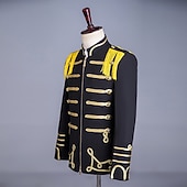 cheap Tops-Retro Vintage Rococo Coat Masquerade Circus Jacket Long Sleeves Prince Aristocrat Fancy Dress Men's Carnival Masquerade Event / Party Adults' Coat Fall &amp; Winter