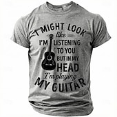  Hombre Argot divertido Camiseta Manga Corta Camiseta Impresión 3D Cuello Barco Camisa Moda Diario Diario Calle Azul Piscina Verde Trébol Verano Primavera Ropa S M L XL XXL XXXL