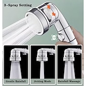 cheap Bathroom Accessory Set-Handheld Shower Head with Adjustable Spray - 304 Stainless Steel Bathroom Faucet Extension, Detachable Hose for Bathtub &amp; Sink, Ergonomic Design for Comfortable Bathing, Durable &amp; Easy to Clean