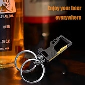 preiswerte Freizeit im Freien-2 Stück robuste Schlüsselanhänger mit Flaschenöffner und Karabinerhaken für Damen und Herren