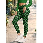  San Patricio Mujer mallas de pilates Pantalones de fitness Leggings de gimnasio Bolsillos Impuesto de timbre Bolsillos laterales Pilates Gimnasio Entrenamiento de gimnasio Pantalones Mallas Leggings