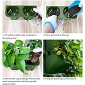 levne pribor za njegu biljaka-4 ks nástěnných květináčů, vertikálních květináčů, květináčů do sáčků na rostliny, zahradních květináčů, nádob na květiny, zeleninu, bylinky, vnitřní a venkovní zahradní dekorace