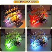 tanie Dekoracyjne światła-kartki urodzinowe fajerwerki wyskakujące ciasto dmuchane światło i muzyka kartka urodzinowa prezenty dla kobiet mężczyzn mamy dzieci