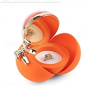 זול ירד ל-30 $-קופסת טבעות פרחי ורדים אלגנטית, מיכל בצורת כדור להצעות אירוסין, חתונות ואירועים מיוחדים