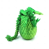 رخيصةأون عيد الفصح-بيض تنين مطبوع بتقنية الطباعة ثلاثية الأبعاد مع تنين بداخله، بيض صغير، ألعاب كريستالية مفصلية، حشوات لسلال عيد الفصح، قطع أسطورية غامضة