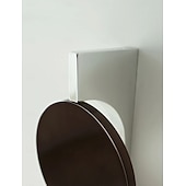 baratos Candeeiros de Parede de interior-Aplique de parede moderno, aplique de parede refletivo em aço inoxidável, luz quente moderna de 300lm para quarto, sala de estar, corredor e escada.