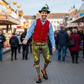 Недорогие Мужская обувь-Мужские кожаные вечерние туфли для Марди Гра в коричневом оранжевом и желтом цветах модная и стильная формальная обувь для карнавала и вечеринок