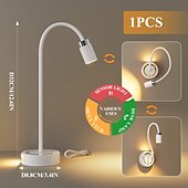 billige Bordlamper-Sensorlampe med justerbar stang, bordlampe med berøringsfri bevegelseskontroll, nattbordlampe for soverom/stue