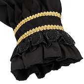 Χαμηλού Κόστους Ενδύματα-Σετ Πανκ &amp; Γκόθικ Μεσαίωνα Jachetă Φράκο Πουκάμισο Μακριά Μανίκια Vampires Ευγενής Φανταχτερή Φόρεμα Ανδρικά Φαντασία βασιλικός Steampunk Χριστούγεννα Απόκριες Επίδοση Σκηνή Ρεν Φερ Ενήλικες