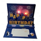 preiswerte Dekorative Lichter-Geburtstagskarten, Feuerwerk, Pop-up-Torte, Licht- und Musikeffekte, Geburtstagsgeschenke, Dekorationen, Valentinstagsgeschenke, Vatertagsgeschenke, Muttertagsgeschenke