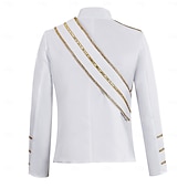 abordables Hauts-Rétro Vintage Rococo Manteau Bal Masqué Veste de cirque Manches longues Prince Aristocrate Déguisement Homme Carnaval Mascarade Événement / Fête Adulte Manteau Automne &amp; Hiver