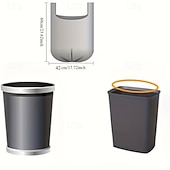 olcso Konyhai eszközök és kütyük-200 darab extra vastag fogantyús szemeteszsák, szivárgásmentes, nagy teherbírású szemeteszsákok, erős teherbírású, tartós zsákok háztartási használatra, a gazdaságos csomag hónapokig tart