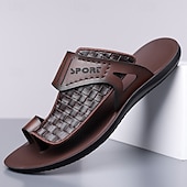 economico Sandali casual-sandali sportivi marroni da uomo – cinturini regolabili in velcro per una vestibilità comoda, perfetti per abbigliamento casual, gite in spiaggia e attività all'aperto