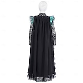 tanie Kostiumy damskie-Czarownica Wróżka Elfaba Sukienka Tiulowe Sukienki Kostium Cosplay z filmu Film Noc Walpurgii Cosplay for Damskie Dla dziewczynek Doroślu Halloween Karnawał Spektakl Comic Con Anime Expo