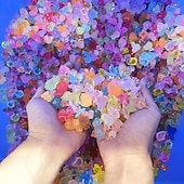 billige påske-100 stk håndlagde gjennomsiktige harpiksdyranheng til påskeeggfyll, enhjørning, kanin, hai, elefant og mer, fargerike minifigurer til festgaver, høytidsdekorasjoner, samleobjekt til hjemmet