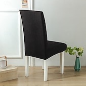 cheap Armchair Cover &amp; Armless Chair Cover-Water Resistant Polar Fleece Stretch Dining Chair Cover Soft Seat Slipcover for Home Kitchen Gift for Family(Not 100% Waterproof)