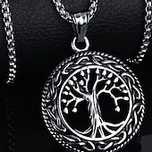 baratos Colares e Pendentes-Colares com Pendentes For Mulheres Rua Diário Liga Árvore da Vida