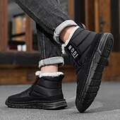 cheap Winter &amp; Snow Boots-Men's Yellow Insulated Winter Boots, Warm and Comfortable Snow Boots for Cold Weather, Ideal for Winter Hiking, Snowboarding and Outdoor Activities