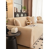 tanie Pokrowce na sofę-1 szt. aksamitny pokrowiec na sofę, gruby, miękki, luksusowy, dekoracyjny, chroniący sofę, antypoślizgowy, pyłoszczelny, chroniący przed zarysowaniami, odpowiedni do sypialni, salonu i gabinetu przez