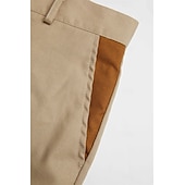economico retrò-Per uomo Pantaloncini cargo Shorts Shorts di Lino Pantaloncini Estivi Shorts da Spiaggia Patchwork Tasca Blocco di colori Comodità Traspirante Lunghezza al ginocchio Casuale Quotidiano Ferie Vacanza