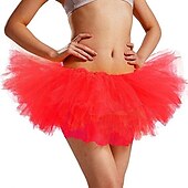 economico Fondi-Costume di fantasia Tutu Gonna in tulle Retrò Vintage Anni '80 Adulti Per donna Halloween Carnevale Feste Performance Vestirsi