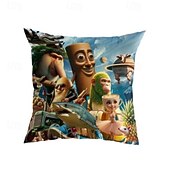 cheap Throw Pillows &amp; Covers-Italian Brainrot Pillow Covers Double-Sided Print Pillow Covers 18"x18" Holiday Decor Throw Cushion Case  Itlian Brainrot Home Decorations for Home