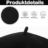 preiswerte Accessoires-Barett Pantomimenkünstler Pantomime-Clown Zirkus Cosplay-Kostüm Erwachsene Herren Damen Halloween Karneval Party Leistung Verkleiden