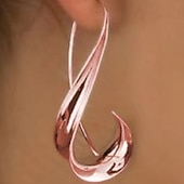 Недорогие Серьги-1 пара Серьги For Жен. Повседневные Для улицы Сплав Монограмма Мода