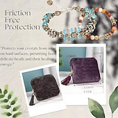 levne Skladování šperků-cestovní pouzdro na šperky, malá luxusní velkokapacitní úložná taška se střapci, dárkové tašky pro ženy, kapsičky se zipem, sametový úložný sáček na šperky na náramky, prsteny, náušnice