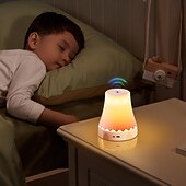 tanie Lampy stołowe-Lampka nocna reagująca na gesty, z regulowanym na wysokość drążkiem, zmieniająca 7 kolorów &amp;Lampa stołowa z 3 trybami RGB i bezdotykowym sterowaniem gestami, bezstopniowo ściemnialna lampka nocna do