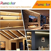 halpa LED-tarvikkeet-6 kpl 10 kpl 3,3 jalan / 1 m V-muotoinen LED-kanava hopeanvärinen alumiininen LED-nauha, diffuusorikanava maitomaisella valkoisella suojuksella, himmeä kulmavalaistus, helppo asennus, ei sisällä