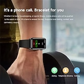 baratos Seleções de Valor-G50 Relógio inteligente 1.57 polegada Relógio inteligente Bluetooth Podômetro Aviso de Chamada Monitoramento de Atividade Física Compatível com Smartphone Unisexo Suspensão Longa Chamadas com Mão