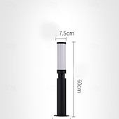 cheap Outdoor Wall Lights-Modern Creative Outdoor Lights 60/80/100cm Bollard Lights LED Waterproof Garden Lights Pathway Lights